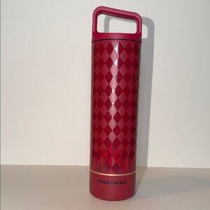 NWOT Starbucks x MiiR Red Stainless Steel Insulated Water Bottle Tumbler 20oz